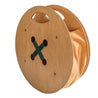 Handmade Golden Large Button Wooden Bag - Handmade gifts!
