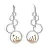 Flower Buds Dangle Earrings