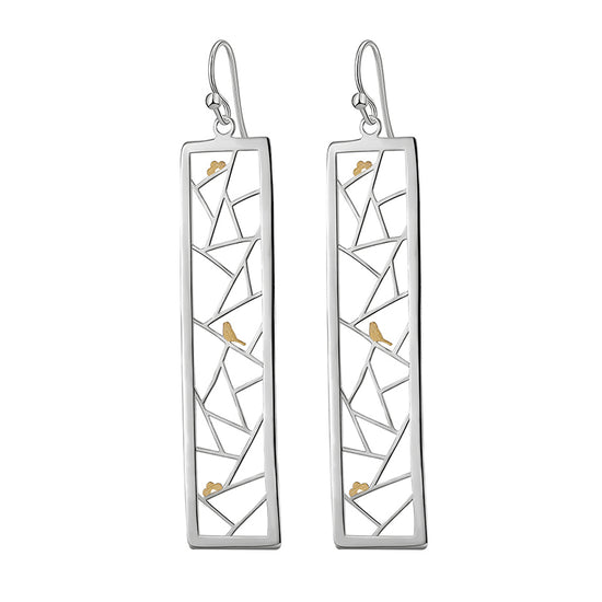Paper-cut Dangle Earrings