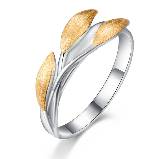 Golden Leaves Ring