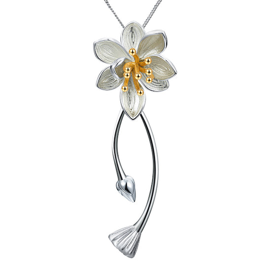 Summer Lotus Necklace