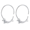 Dachshund Hoop Earrings