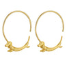 Dachshund Hoop Earrings