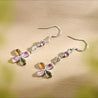 Tourmaline Flower Drop Earrings