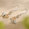 Tourmaline Fish Drop Earrings