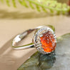 Tourmaline Owl Ring