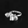 Handmade Vintage 'Little Bells' Ring - Sterling Silver 925