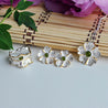 Handmade 'Peony Flower' Jewellery Set
