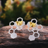 Handmade 'Honeycomb Home Guard' Jewellery Set