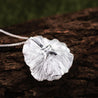 Handmade 'Blooming Poppies' Flower Pendant - Sterling Silver 925