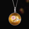 Handmade 'Aroma of Wintersweet' Pendant - Sterling Silver 925