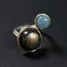 Handmade Moonlight Stone Silver Rings - Sterling Silver 925