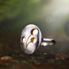 Handmade '3 Cherries' Silver Ring - Sterling Silver 925
