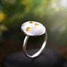 Handmade '3 Cherries' Silver Ring - Sterling Silver 925