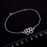 Handmade Vintage 'Lotus Flower' Silver Bracelet - Sterling Silver 925