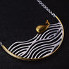 Handmade 'Swimming Fish' Pendant Necklace - Sterling Silver 925