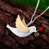 Handmade 'Flying Bird' Pendants - Sterling Silver 925