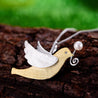Handmade 'Flying Bird' Pendants - Sterling Silver 925