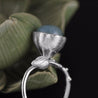 Handmade Lotus Buds Silver Rings - Sterling Silver 925