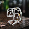 Handmade Designer 'Paper-cut' Sterling Silver Rings - 925 Sterling Silver