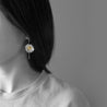 Handmade 'Blooming Poppies' Dangle Silver Earrings - Sterling Silver 925