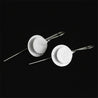 Handmade Vintage Round Silver Earrings - Sterling Silver 925