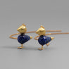 Handmade 'Little Lovely Bird' Dangle Earrings - Sterling Silver 925