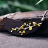 Handmade Vintage 'Birds on a Branch' Necklace - Sterling Silver 925 and Gold Plated