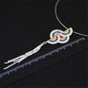 Handmade 'Rosy Clouds' Pendant - Sterling Silver 925