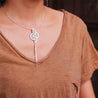Handmade 'Rosy Clouds' Pendant - Sterling Silver 925