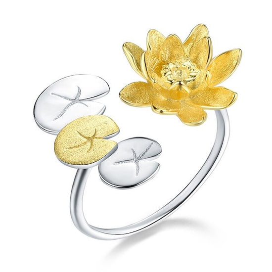 Water Lily Open Ring