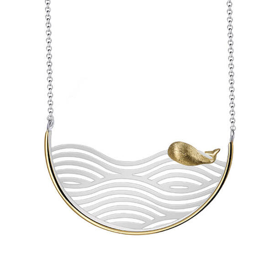 'Swimming Fish' Pendant Necklace
