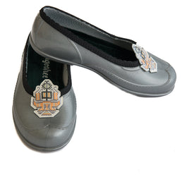 SuperCute WellieStyle Shoes – ‘Folklore, Pop Art’, Silver