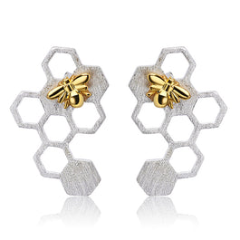 Honeycomb Dangle Earrings