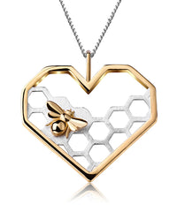 Honeycomb Pendant Necklace