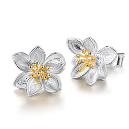 Lotus Stud Earrings