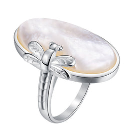 Dragonfly Shell Ring