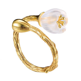 'Carved Flower' Ring