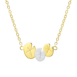 Water Lily Pendant Necklace