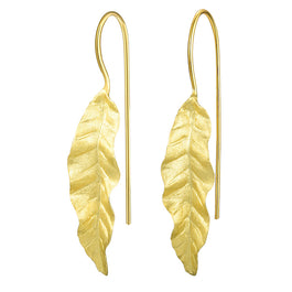 Long Leaves Dangle Earrings