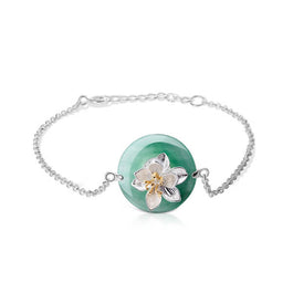 'Lotus Whispers' Bracelet