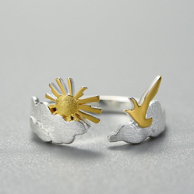 Sun-is-rising Adjustable Ring | MoreAngles