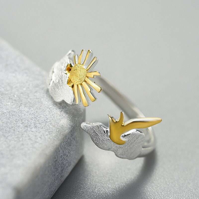 Sun-is-rising Adjustable Ring | MoreAngles