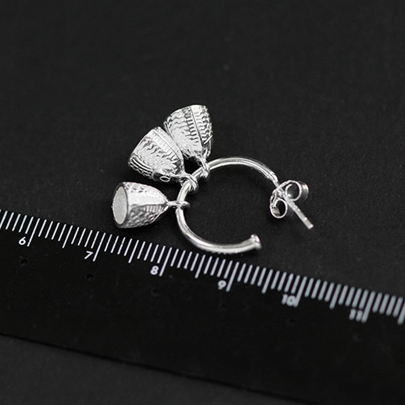 Handmade Vintage 'Little Bells' Earrings - Sterling Silver 925