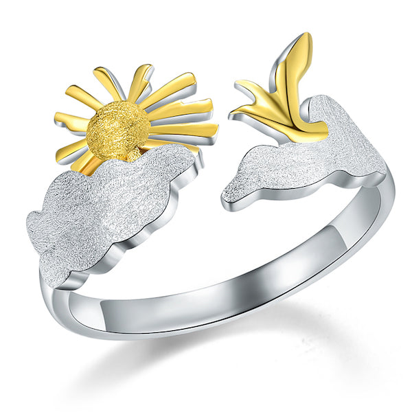 Sun-is-rising Adjustable Ring | MoreAngles