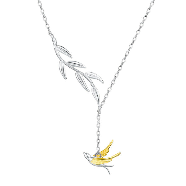 Welcome Spring Pendant Necklace