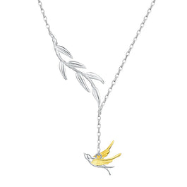 Welcome Spring Pendant Necklace